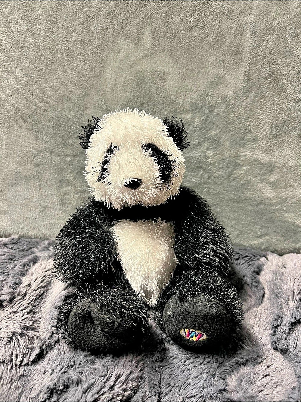 Ganz Webkinz Lil Kinz Panda Plush Stuffed Animal Black & White